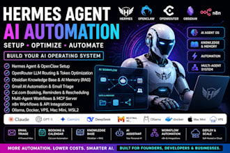 hermes agent obsidian openclaw n8n claude trading bot jarvis ai os multi agent