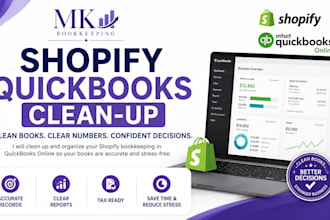 clean up your shopify quickbooks online bookkeeping