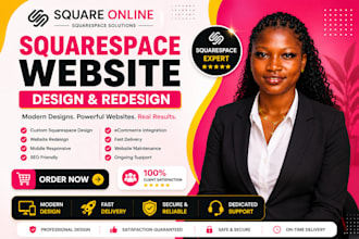 create business square website design or square online store