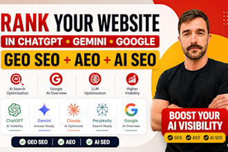ai visibility score rank website in chatgpt, gemini and google with GEO SEO aeo