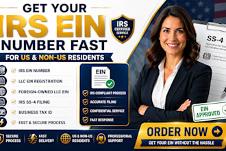 get ein number from irs for llc US and non US residents