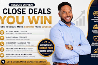 sales closer high ticket sales saas lead real estate b2b sales sales closer