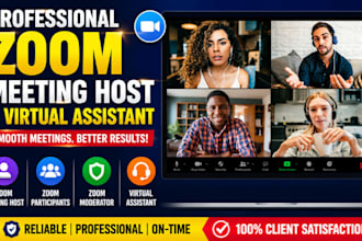 host zoom meetings increase zoom participant zoom moderator virtual assistant