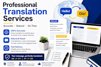 translate english to portuguese and portuguese to english