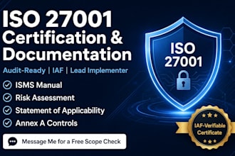 do audit ready iso 27001 documentation and certification
