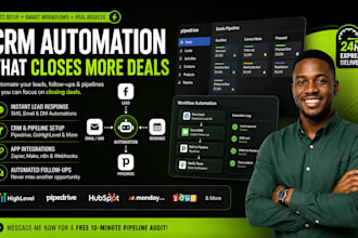zapier automation integration expert n8n ai agent crm hubspot pipedrive workflow
