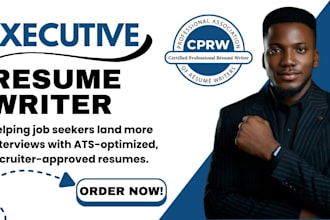 write a senior executive resume cover letter and linkedin profile