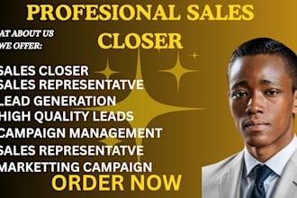 sales closer commission based sales closer b2b sales representative salesperson