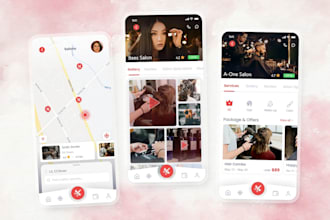 develop a custom online salon booking app, spa, barber, beauty appointment app
