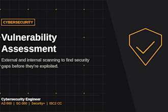 perform a vulnerability assessment and identify security weaknesses