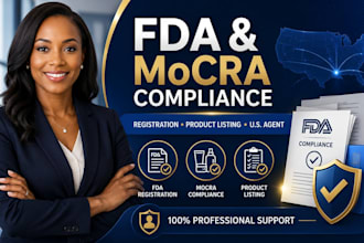 do fda cosmetic registration, mocra compliance, label review, product listing