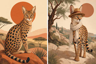 create premium boho animal printable luxury wall art for etsy and pod stores