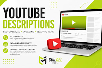 create engaging youtube descriptions for your videos