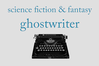 write your sci fi or fantasy novel
