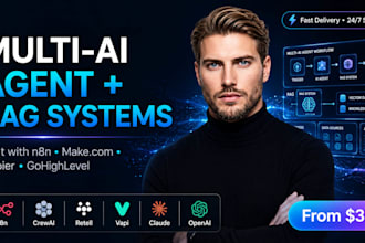 build multi ai agent rag ai agent with retell crewai vapi n8n automation zapier