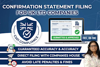 file UK companies house confirmation statement cs01