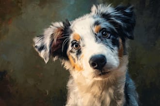 create a pet portrait into cartoon disney