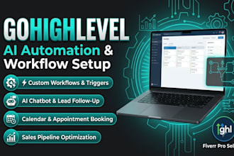 build gohighlevel ai automation CRM workflow and lead follow up system