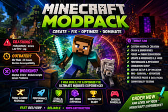 setup or fix modpack minecraft server create cobblemon convert forge mods fabric