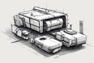 create sketch the design for your product with detail