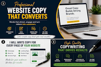 create persuasive website copy that sells