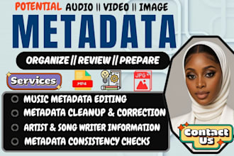 edit and organize metadata for audio, music, video and image files
