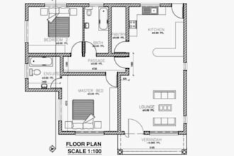 draw architectural floor plans, autocad 2d drawings and elevations