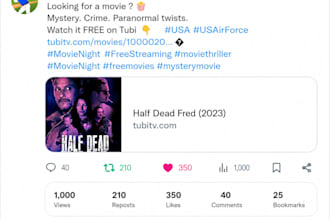 do tubi movie ranking, promote tubi movie project with growth marketing strategy