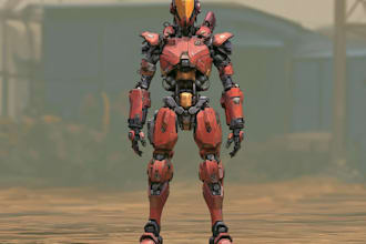 do sci fi mecha and robot concept art