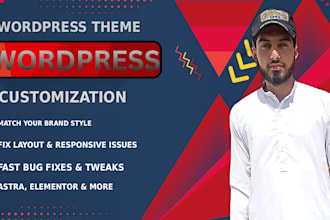 customize your wordpress website or template with elementor
