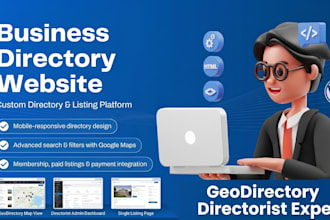 build wordpress business directory website using geodirectory and directorist