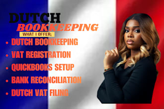 provide dutch bookkeeping, vat compliance for amazon, shopify and bv