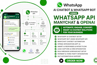 build whatsapp ai chatbot whatsapp bot using whasapp api openai manychat