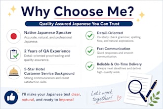 proofread and edit your japanese text naturally