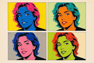 turn your photo into a pop art design