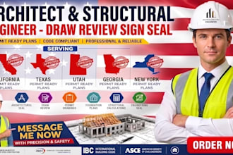 be your civil and structural engineer for california texas utah georgia ny USA
