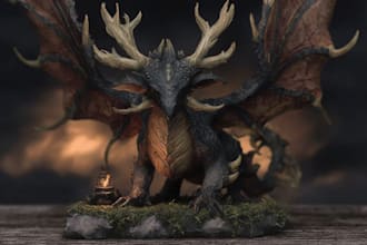 paint your dark fantasy creature