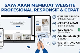 build a professional responsive website for your business