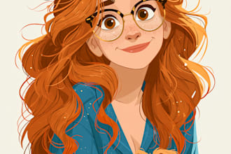 draw cartoon portrait in disney cartoon