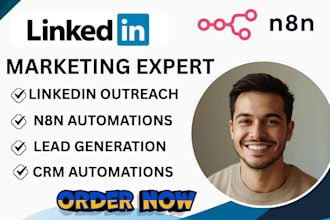 setup linkedin outreach automation using n8n and make