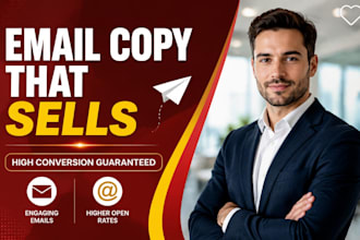 be your impeccable email copywriter to write persuasive email copies that sells