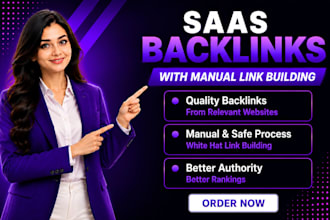 build high quality saas backlinks with manual link building