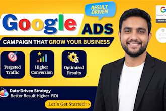 set up and manage high converting google ads ppc campaings