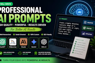 write professional ai prompts for chatgpt,