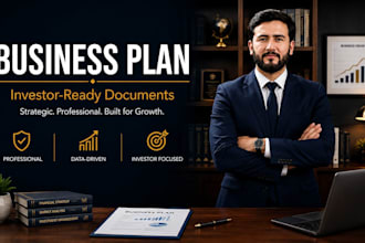 write a professional business plan and investor proposal