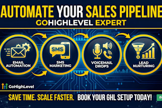 setup email, SMS and voicemail automation in gohighlevel