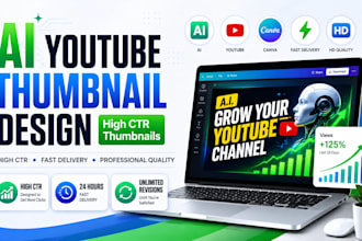 create professional ai youtube thumbnails that increase CTR