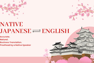 translate japanese to english or english to japanese