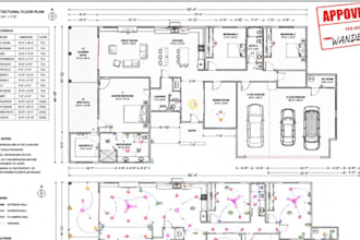 create hvac mep electrical plans mechanical plumbing drawings and permit design
