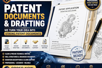 do patent filing documents patent drafting invention documents technical writing